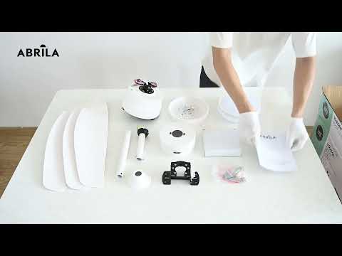 Vídeo de Jarama Ventilador de Techo LED Blanco Silencioso Fabrilamp