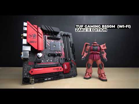 ASUS TUF GAMING B550M (WiFi) ZAKU II Edition B550 Gaming Motherboard