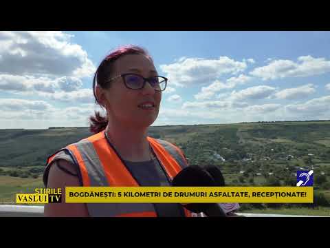 ȘTIRE: BOGDANESTI 5 KILOMETRI DE DRUMURI ASFALTATE, RECEPTIONATE!