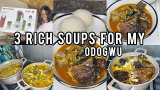 COOK WITH ME ,for my ODUGWU paranran❤️| Unbox my BUCHYMIX appliance | How to cook Authentic Oha SOUP