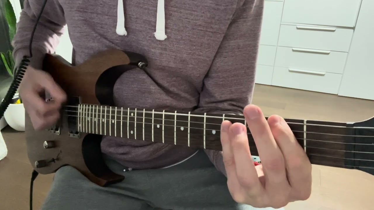 Roberto Barlocci playing the Take A Look Around intro riff by Limp Bizkit on guitar