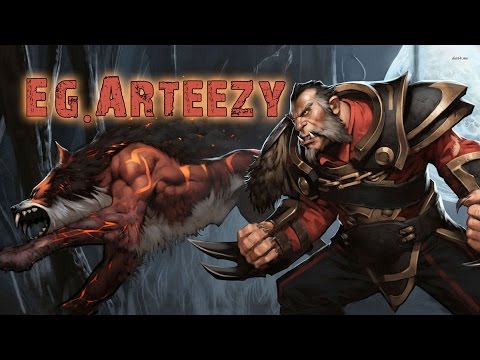 Dota2 EP 38 Eg.Arteezy Plays Lycan Rank match game play Fullgame