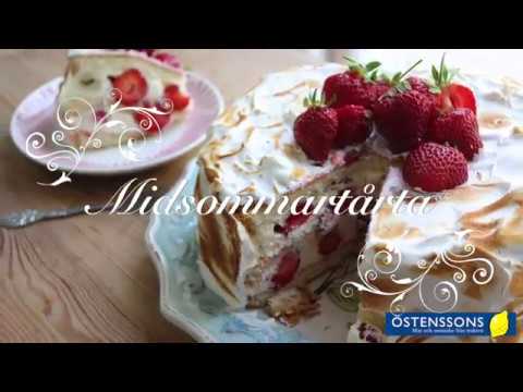 Midsommartårta med italiensk maräng!
