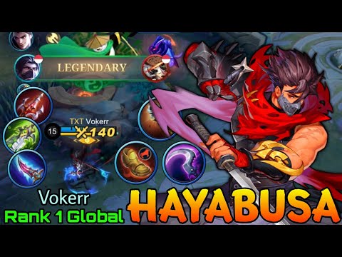 Legendary Ninja Hayabusa Perfect Play! - Top 1 Global Hayabusa by Vikorr - Mobile Legends