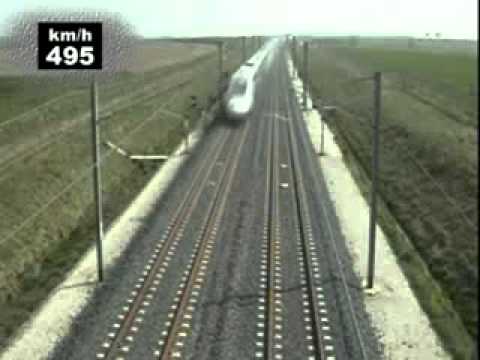 The world's fastest train, Circling a 574.8 KM / H TGV
