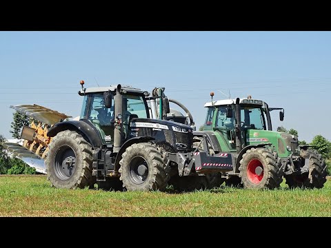 Massey Ferguson 7720 S NEXT Edition Black Beauty + MORO QRV 18 A & Fendt 820 + Bossini B 200 | PAMIO