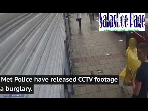 CCTV shows Burglars Stealing £1.8m Worth of Jewelry through Hole