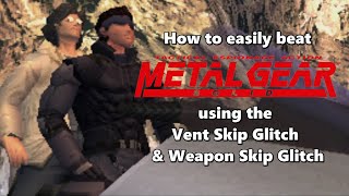 How to easily beat Metal Gear Solid using the Vent Skip Glitch & Weapon Skip Glitch (PlayStation 5)