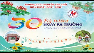 Phóng sự 30 năm NGÀY ẤY - BÂY GIỜ của cựu HS THPT Nguyễn Văn Trỗi khóa 8992,, Lộc Hà, Hà Tĩnh