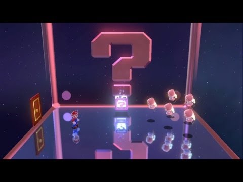 Super Mario 3D World 100% Walkthrough Part 39 - World Crown - Mystery House Marathon