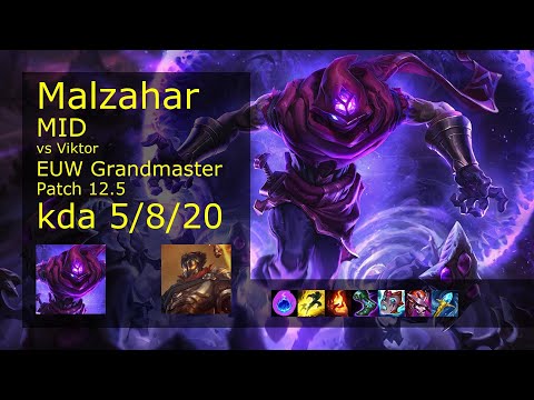 Rank 3 EUW Malzahar Mid: Malzahar vs Viktor