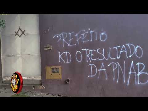 PICHAÇÃO NO MURO DA MAÇONARIA DE JUQUITIBA VIROU CASO DE POLÍCIA .