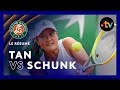 Qualif. Roland-Garros 2024 : le résumé de H. Tan vs A. Schunk (1er tour)