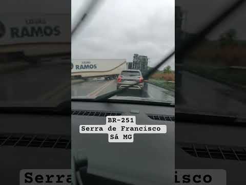 BR-251 Acidente  na Serra de Francisco Sá MG INSCREVA-SE