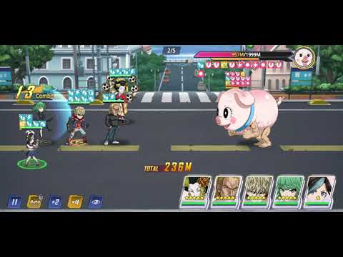 3000+MILL DAMAGE Swine Coffer Boss Battle - One Punch Man: Road To Hero 2.0
