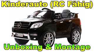 RC Auto | Unboxing und Montage | Mercedes ML350 Kinderauto | Weihnachtsgeschenkidee ? | NHW 4K