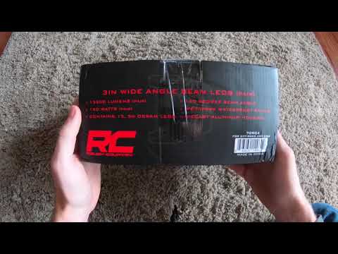 ROUGH COUNTRY 3-INCH WIDE ANGLE OSRAM LED LIGHTS