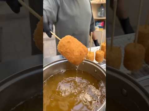 Deep fried corn on cob ​⁠@meikosadventures