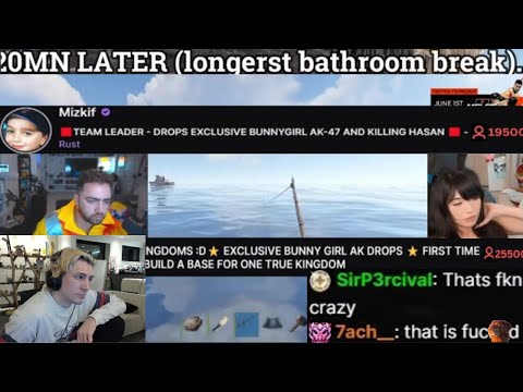 xQc Reacts to Video Evidence of Mizkif Raging on Stream Seeing Emiru's View Count Higher than Him