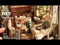DIY Miniatures Making Miniature Home Dream Reading Corner Part 2 Miniature Furnitures Decors