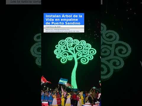 Instalan Árbol de la Vida en empalme de Puerto Sandino