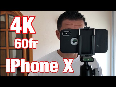 Grabación 4K 60fr iPhone X
