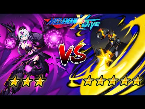 Gore iCO 3* Vs Shadow Armor X 5* - Mega Man X DiVE (Mobile Controls PvP)
