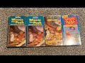 4 Different VHS Versions Of Winnie The Pooh And The Blustery Day