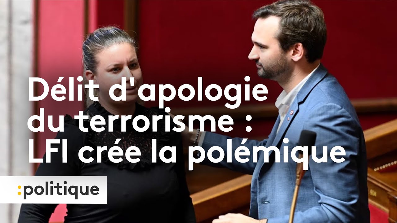 Délit d'apologie du terrorisme : LFI crée la polémique