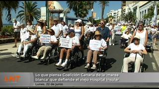 Lo que piensa CC de la marea blanca que defiende el viejo Hospital Insular