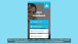 K&H mobilbank aktiválás és belépés