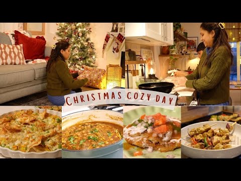 Cozy Christmas Day I Cooking for Friends / Meal prep for Party I Ending year with Hope and Peace