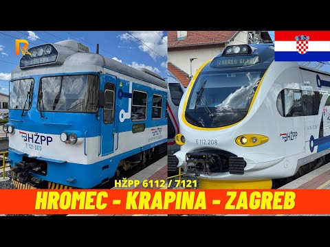 Cab Ride Hromec - Krapina - Zagreb (HŽ, Croatia, May 2025) train driver's view 4K