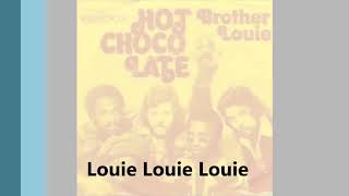 Brother Louie - HOT CHOCOLATE  ( Lyrics ιincluded by Vasilis)