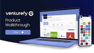 venturefy - the blue check for business - Product Walkthrough (Desktop)