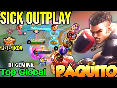 PAQUITO BEST BUILD IN 2022 | TOP GLOBAL PAQUITO BJ GEMINK - MOBILE LEGENDS