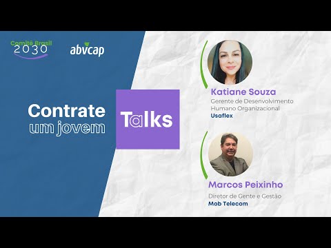 Contrate um Jovem Talks com Usaflex e Mob Telecom