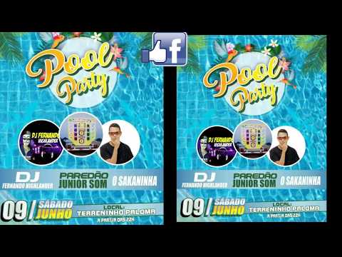 Pool party 2018 (festa na piscina) chamada