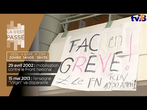 Ça s'est passé... manifestation contre le FN en 2002 et fermeture du Virgin en 2013