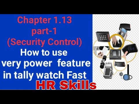 Chapter 1.13 Part-1 (Security Control)