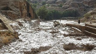 Intense Flooding in Petra, Jordan (Nov 9, 2018)