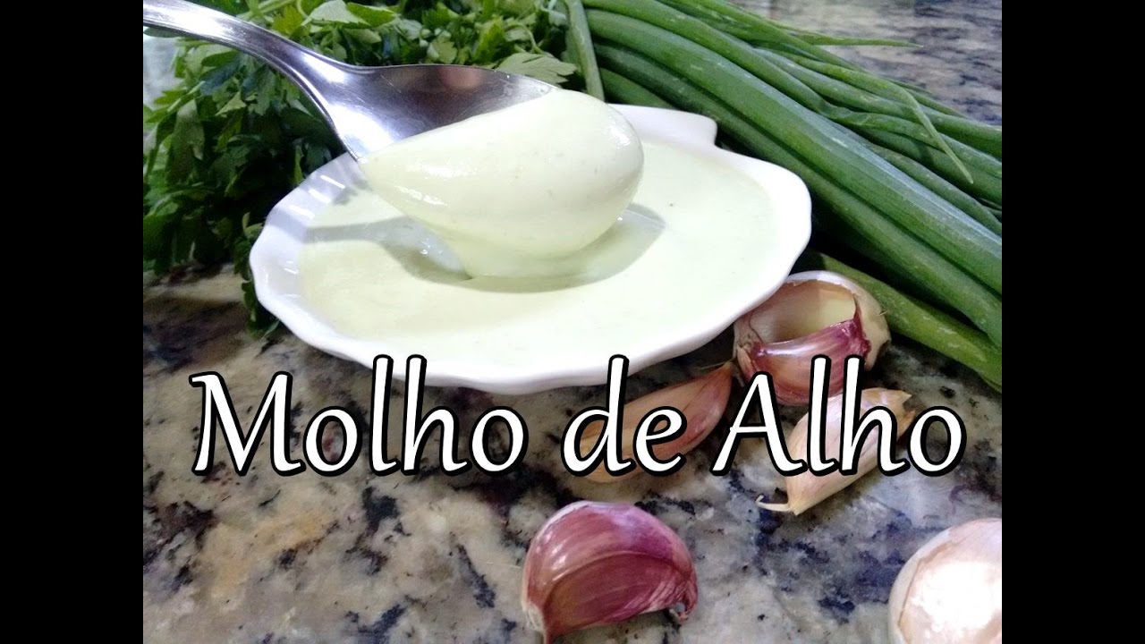 Molho de Alho para acompanhar churrasco e saladas! #184 (por Fernando Couto)