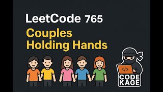 YouTube video 'LeetCode 765: Couples Holding Hands | Minimum Swaps | Hindi Explanation'