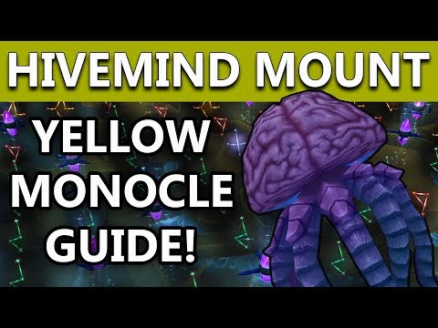 World Of Warcraft BFA Patch 8.1 HIVEMIND SECRET MOUNT GUIDE | Yellow Monocle Uldum | Part 2