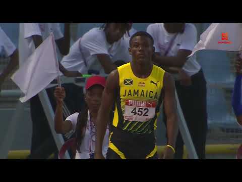 Boys 100M Dash U-17 | Final | CARIFTA 2025 Trinidad & Tobago | SportsMax TV