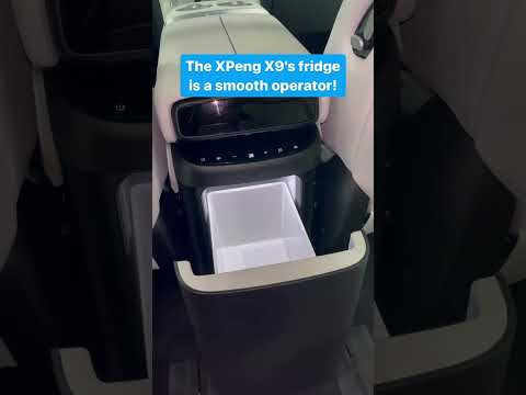 Thumbnail for The fridge in the XPeng X9 People Mover is so smooth! 🤩😅 Cool or unnecessary? #carsales #XPeng by XPeng
