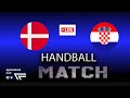 Denmark Vs Croatia handball match Gjensidige Cup 2024
