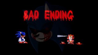 Old Exetior killed Tails, Knuckles and Eggman! | Sonic.exe: Nightmare Beginning - Bad ending