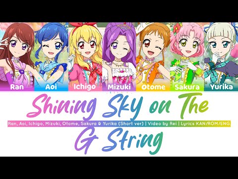 Aikatsu! G Senjou no Shining Sky Waka・Fuuri・Sunao・Risuko from STAR☆ANIS