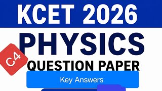 Download lagu Kcet2026 Physics Code-C4 Fully Solved with key Answers  mp3